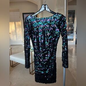 Dress the Population Sequin Nathalia Mini Dress